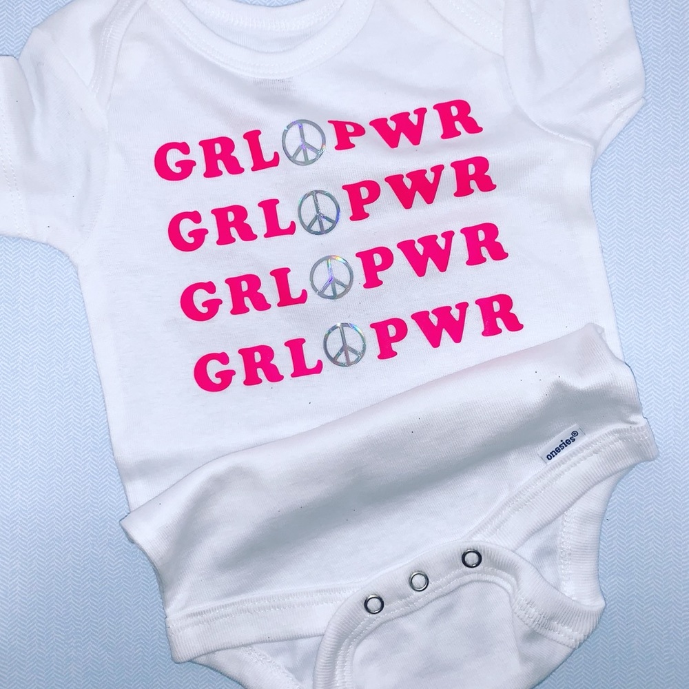 Baby girl onesie Girl Power